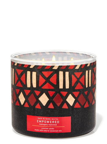 Mahogany Teakwood 3-Wick Candle 3-Wick Candle