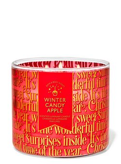 Winter Candy Apple 3-Wick Candle