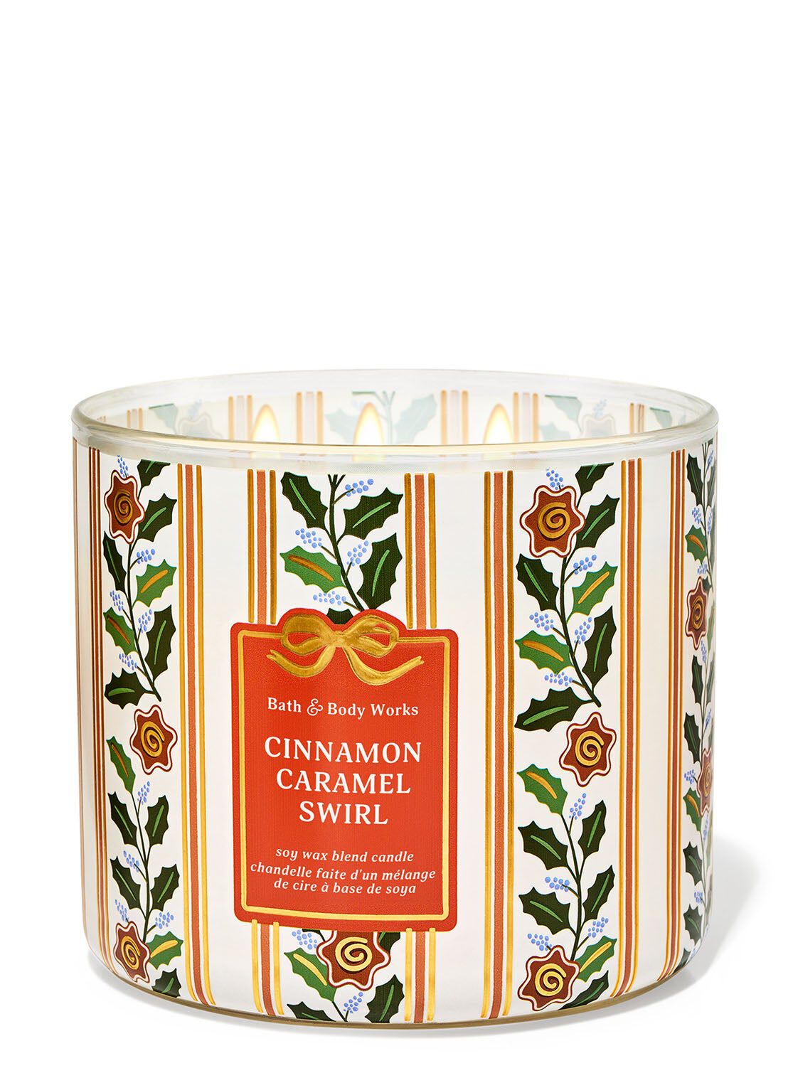 Shop Cinnamon Caramel Swirl 3-Wick Candle | MY Bath & Body Works