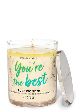 Pure Wonder Signature Single Wick Candle Single Wick Candle