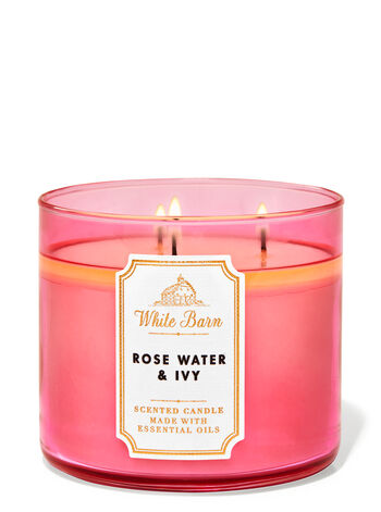 Rose Water & Ivy 3-Wick Candle 3-Wick Candle