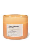 Whipped Honey & Vanilla 3-Wick Candle image number null