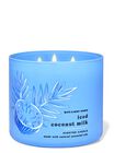 Iced Coconut Milk 3-Wick Candle image number null