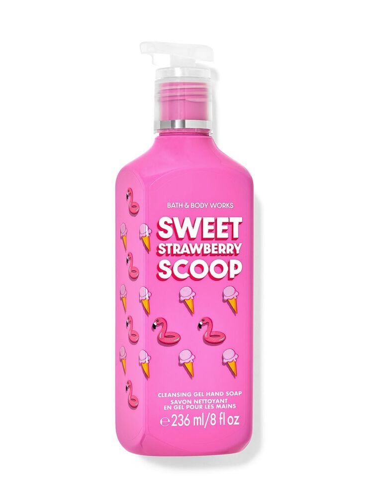 Sweet Strawberry Scoop Cleansing Gel Hand Soap Gel Hand Soap