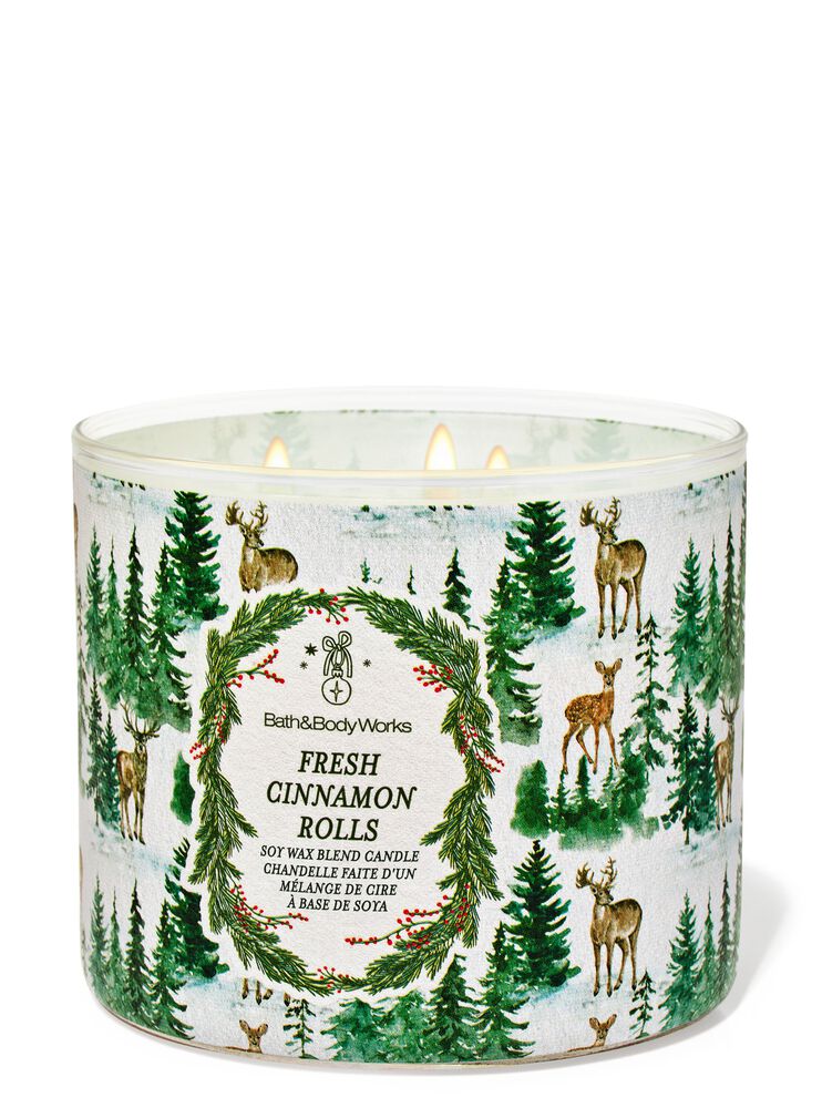 Fresh Cinnamon Rolls 3-Wick Candle 3-Wick Candle