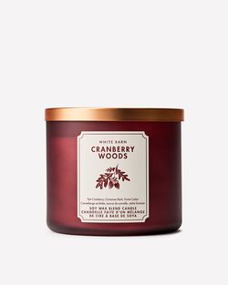 Cranberry Woods 3-Wick Candle image number null