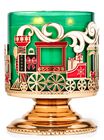 Holiday Train Sleeve 3-Wick Candle Holder image number null
