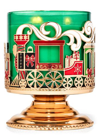 Holiday Train Sleeve 3-Wick Candle Holder 3-Wick Candle Holder