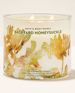 Backyard Honeysuckle 3-Wick Candle