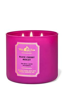 Black Cherry Merlot 3-Wick Candle image number null