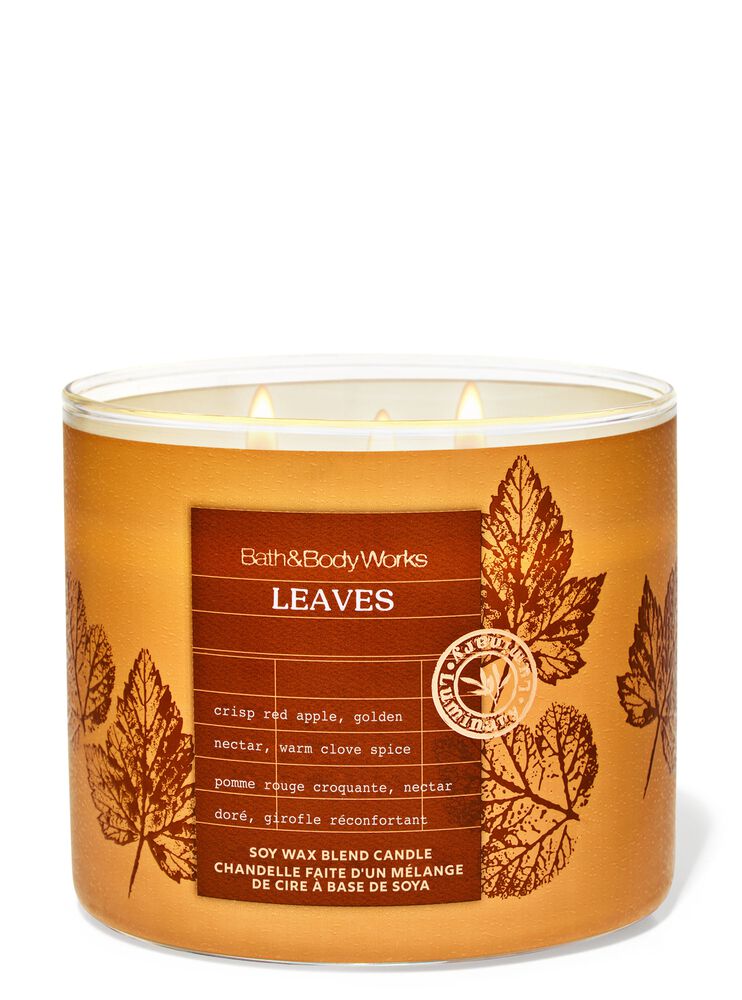 Leaves 3-Wick Candle 3-Wick Candle