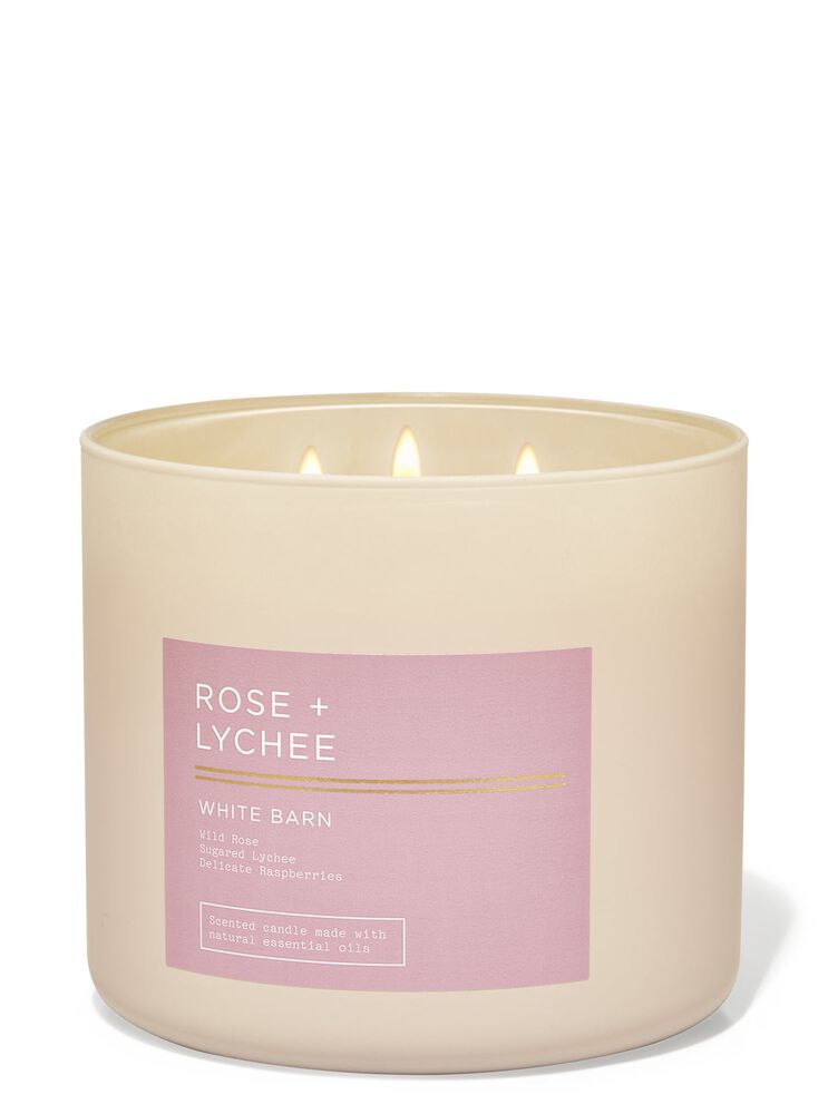 Rose & Lychee 3-Wick Candle 3-Wick Candle
