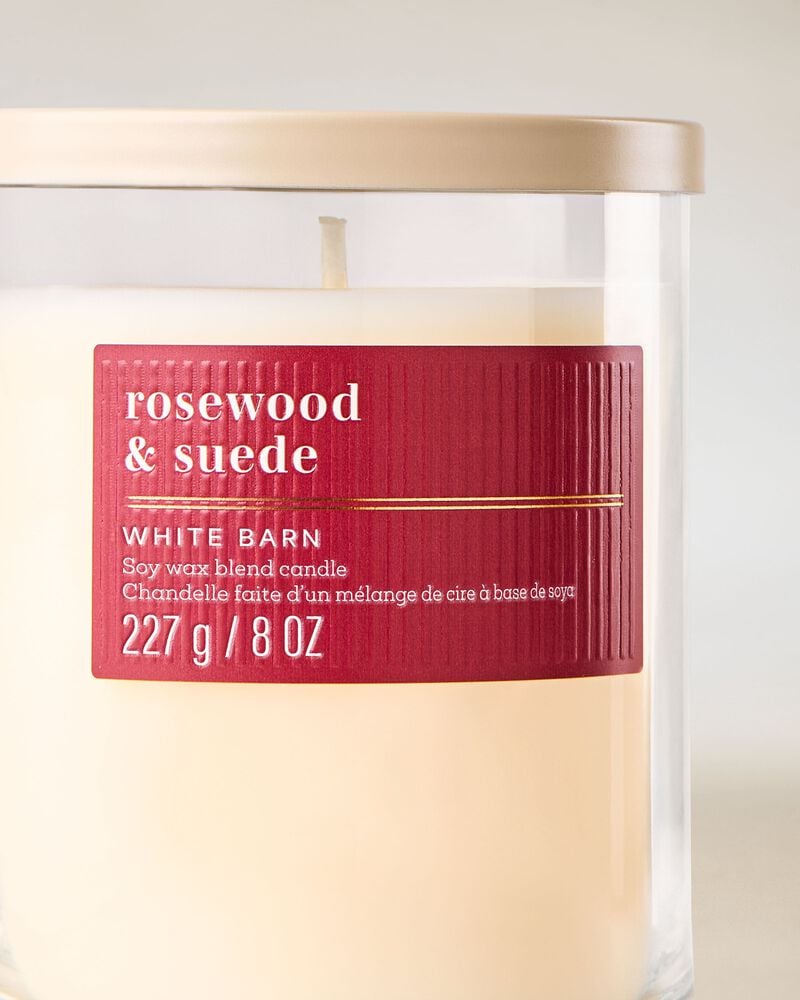 Rosewood & Suede Single Wick Candle Single Wick Candle