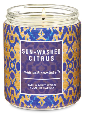 Sun-Washed Citrus Single Wick Candle Single Wick Candle
