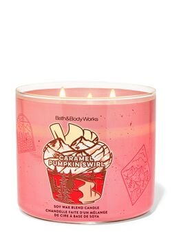 Caramel Pumpkin Swirl 3-Wick Candle