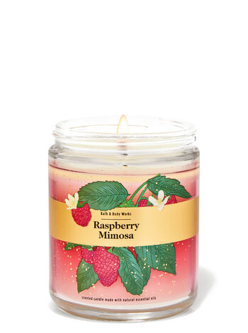 Raspberry Mimosa Single Wick Candle Single Wick Candle