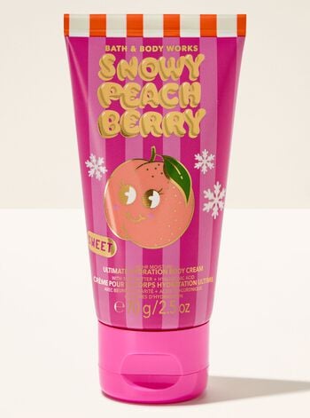 Snowy Peach Berry Travel Size Ultimate Hydration Body Cream Travel Size Ultimate Hydration Body Cream