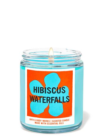 Hibiscus Waterfalls Single Wick Candle Single Wick Candle