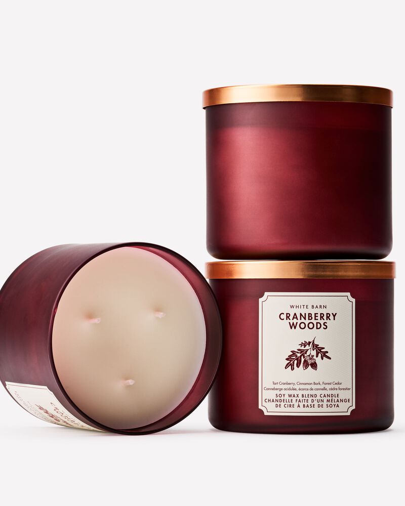 Cranberry Woods 3-Wick Candle 3-Wick Candle