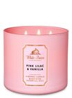 Pink Lilac & Vanilla 3-Wick Candle image number null