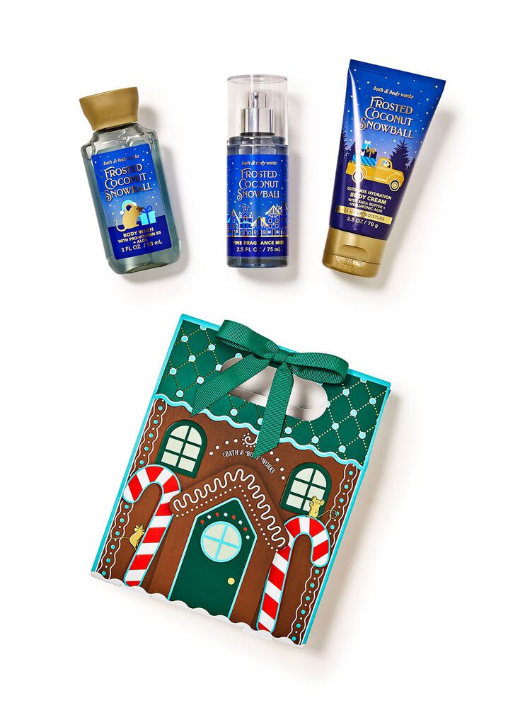 Frosted Coconut Snowball Mini Gift Box Set Mini Gift Box Set