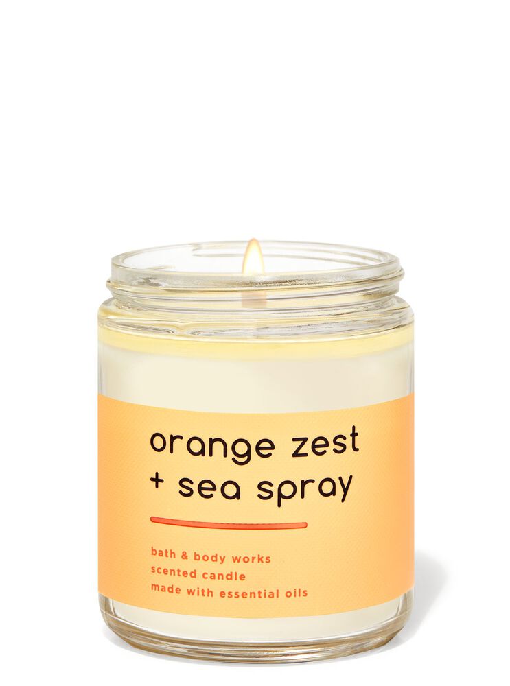 Oranges Zest & Sea Spray Single Wick Candle Single Wick Candle