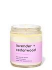 Lavender Cedarwood Single Wick Candle image number null