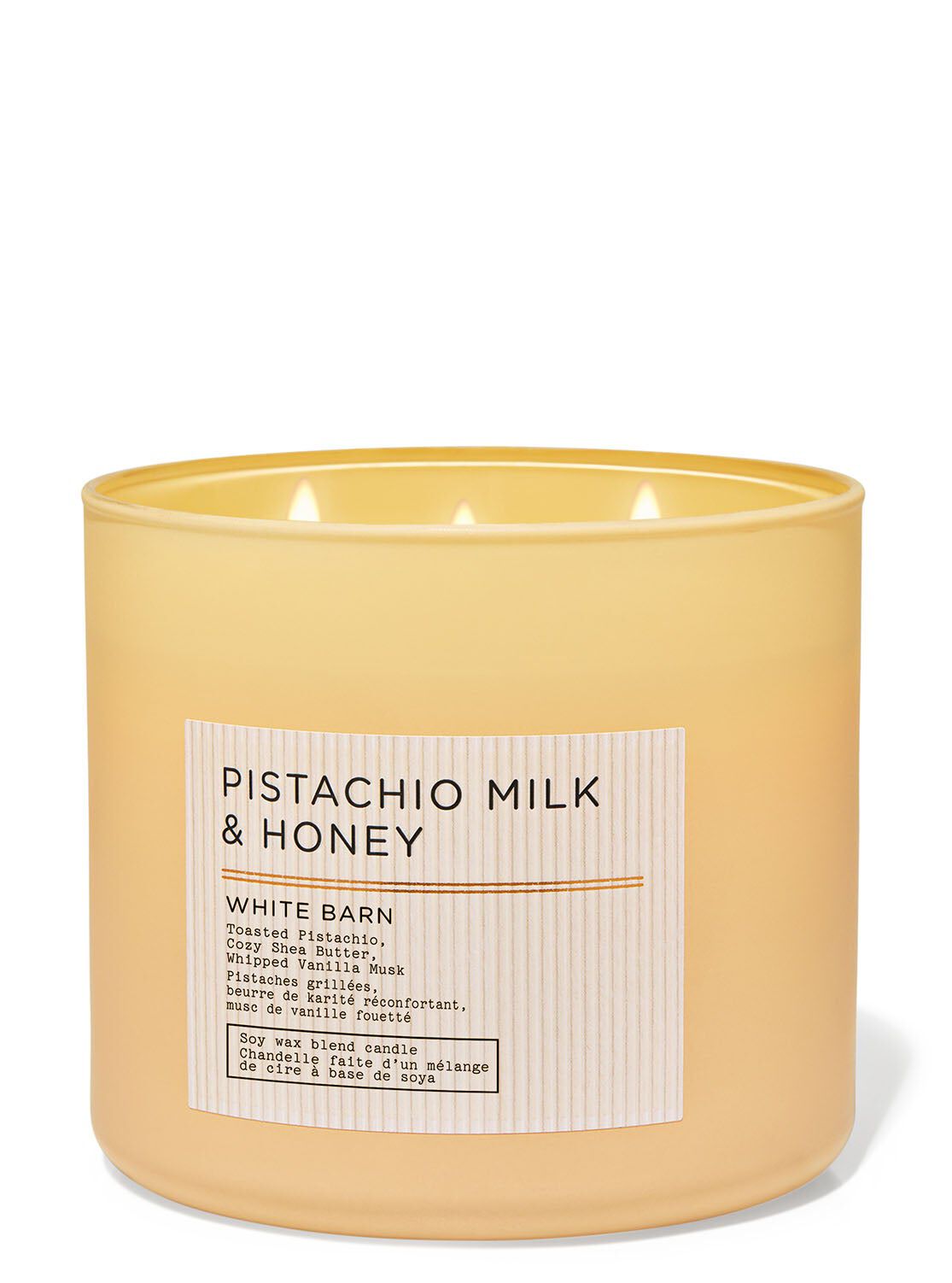 Shop Pistachio Milk & Honey 3-Wick Candle | Bath & Body Works Malaysia