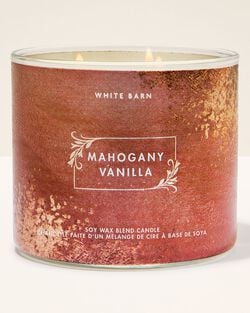 Mahogany Vanilla 3-Wick Candle image number null