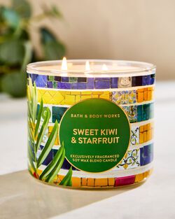 Sweet Kiwi & Starfruit 3-Wick Candle image number null