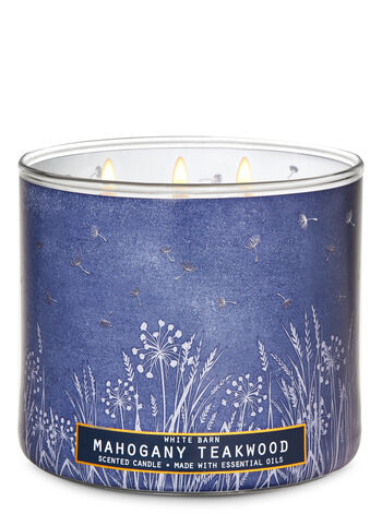 Mahogany Teakwood 3-Wick Candle 3-Wick Candle