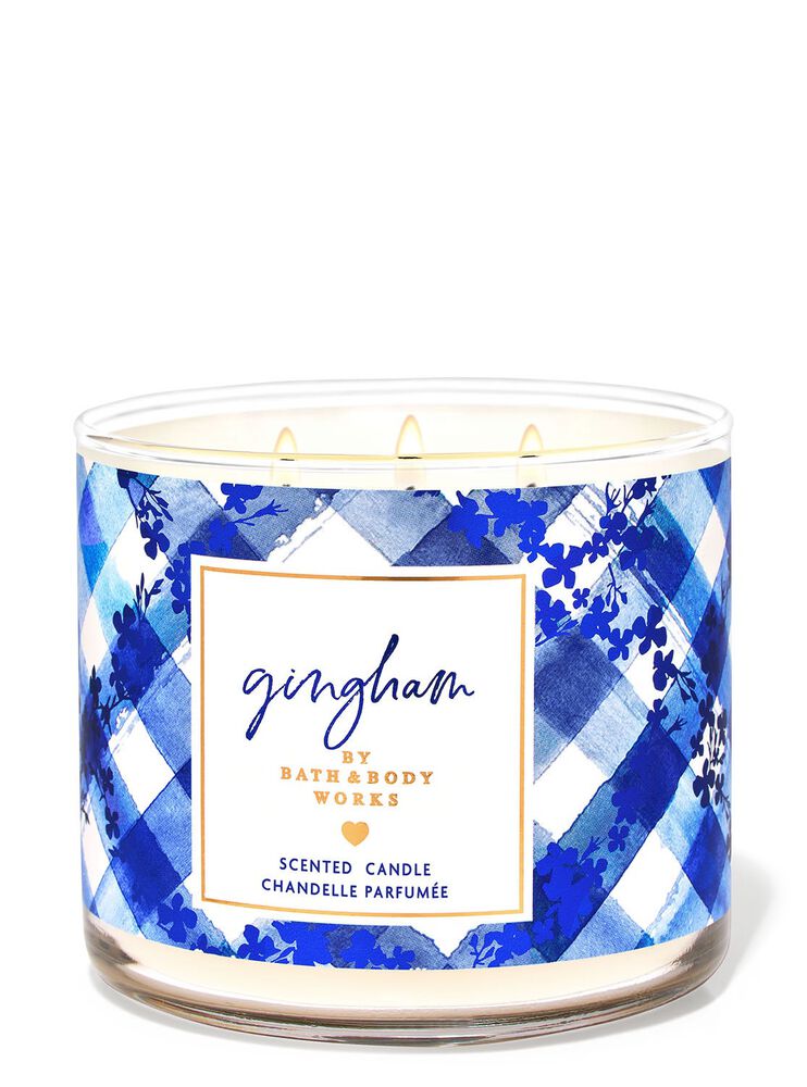 Gingham 3-Wick Candle 3-Wick Candle