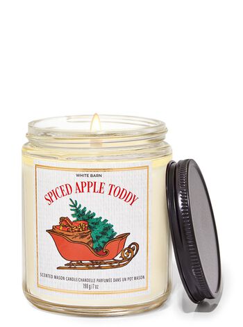 Spiced Apple Toddy Mason Single Wick Candle Mason Single Wick Candle