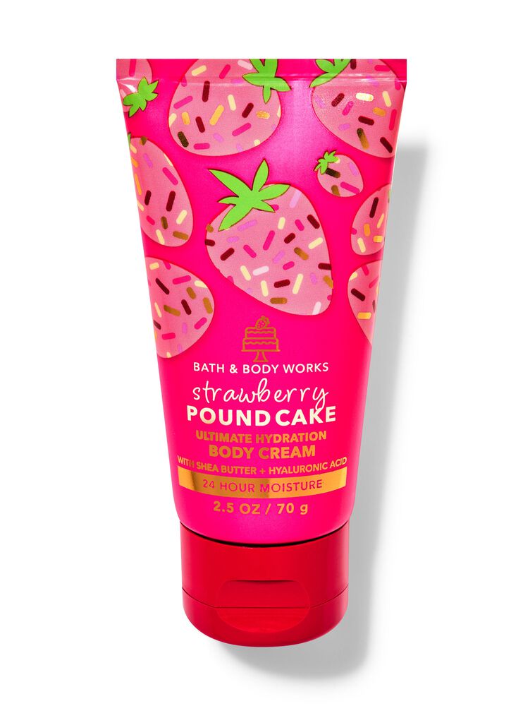 Strawberry Pound Cake Travel Size Ultimate Hydration Body Cream Travel Size Ultimate Hydration Body Cream