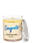 Champagne Toast Signature Single Wick Candle image number null