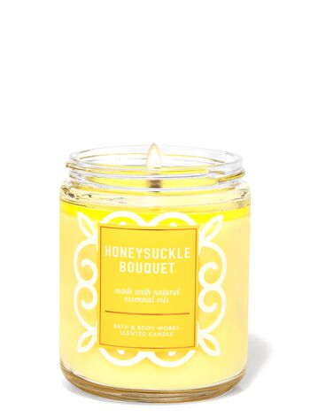 Honeysuckle Bouquet Single Wick Candle Single Wick Candle