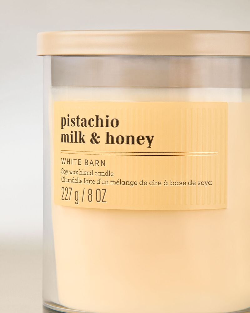 Pistachio Milk & Honey Single Wick Candle Single Wick Candle