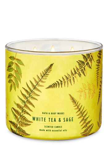 White Tea & Sage 3-Wick Candle 3-Wick Candle