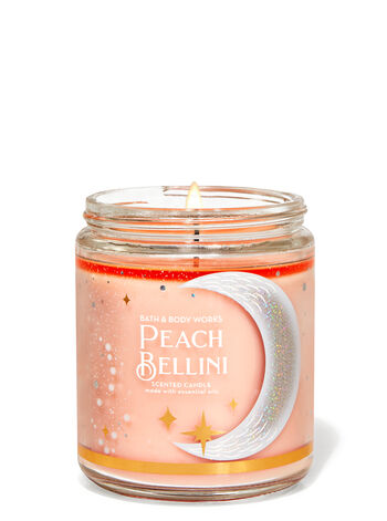 Peach Bellini Single Wick Candle Single Wick Candle