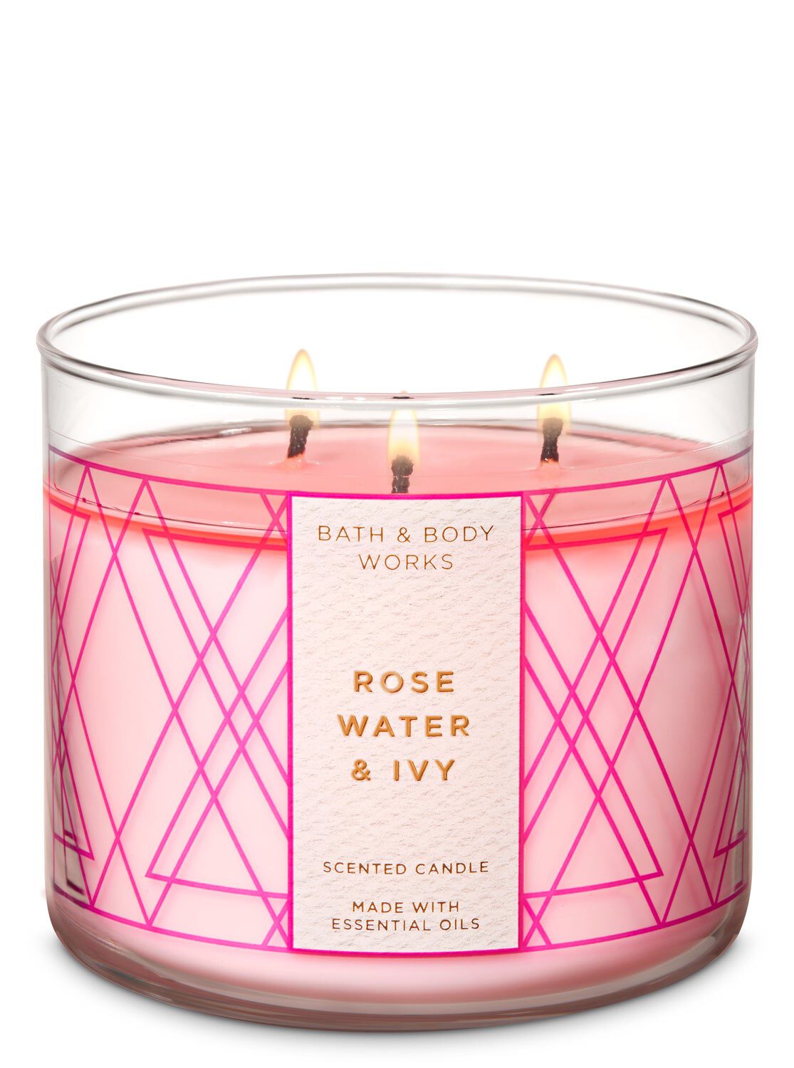 Shop Rose Water & Ivy 3-Wick Candle | MY Bath & Body Works