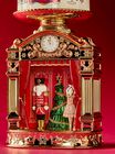 Nutcracker Lightbox Pedestal 3-Wick Candle Holder image number null