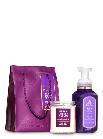 Black Cherry Merlot Gift Set Gift Bag Set