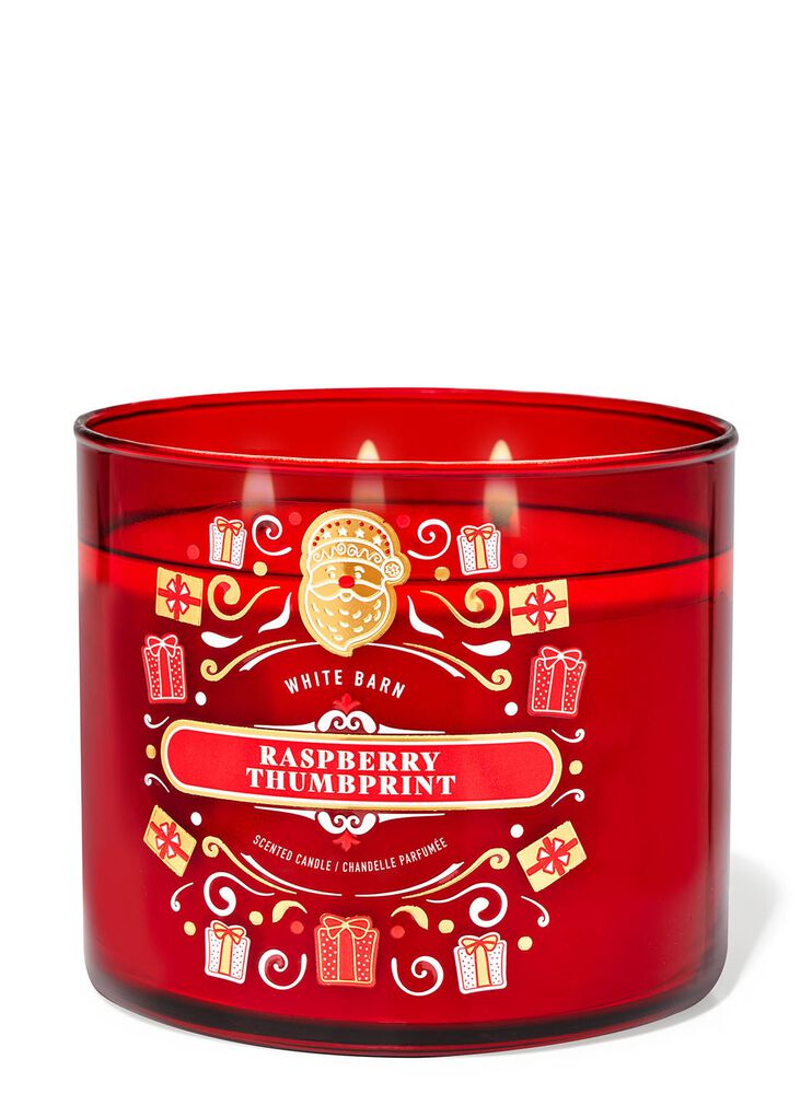 Raspberry Thumbprint 3-Wick Candle 3-Wick Candle