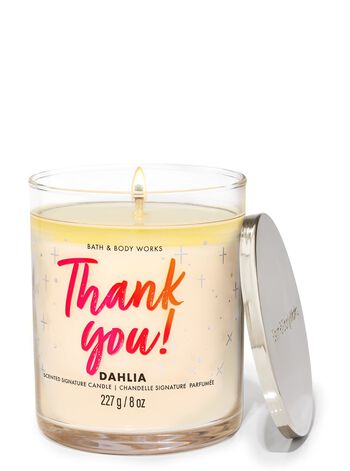 Dahlia Signature Single Wick Candle Single Wick Candle
