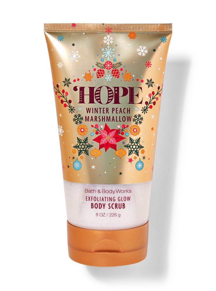 Winter Peach Marshmallow Exfoliating Glow Body Scrub Exfoliating Glow Body Scrub