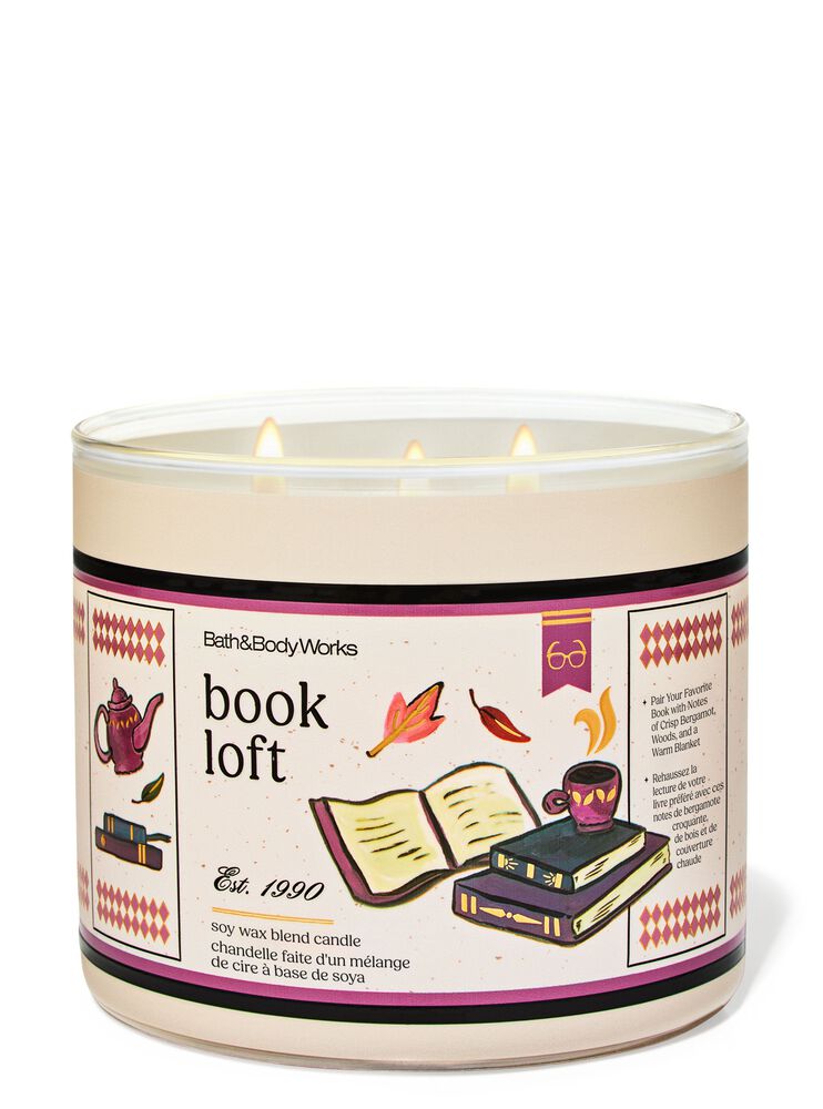 Book Loft 3-Wick Candle 3-Wick Candle