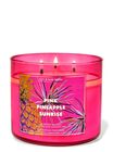 Pink Pineapple Sunrise 3-Wick Candle image number null