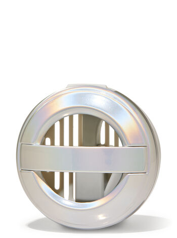Silver Iridescent Visor & Vent Clip Car Fragrance Holder