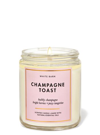 Champagne Toast Single Wick Candle Single Wick Candle