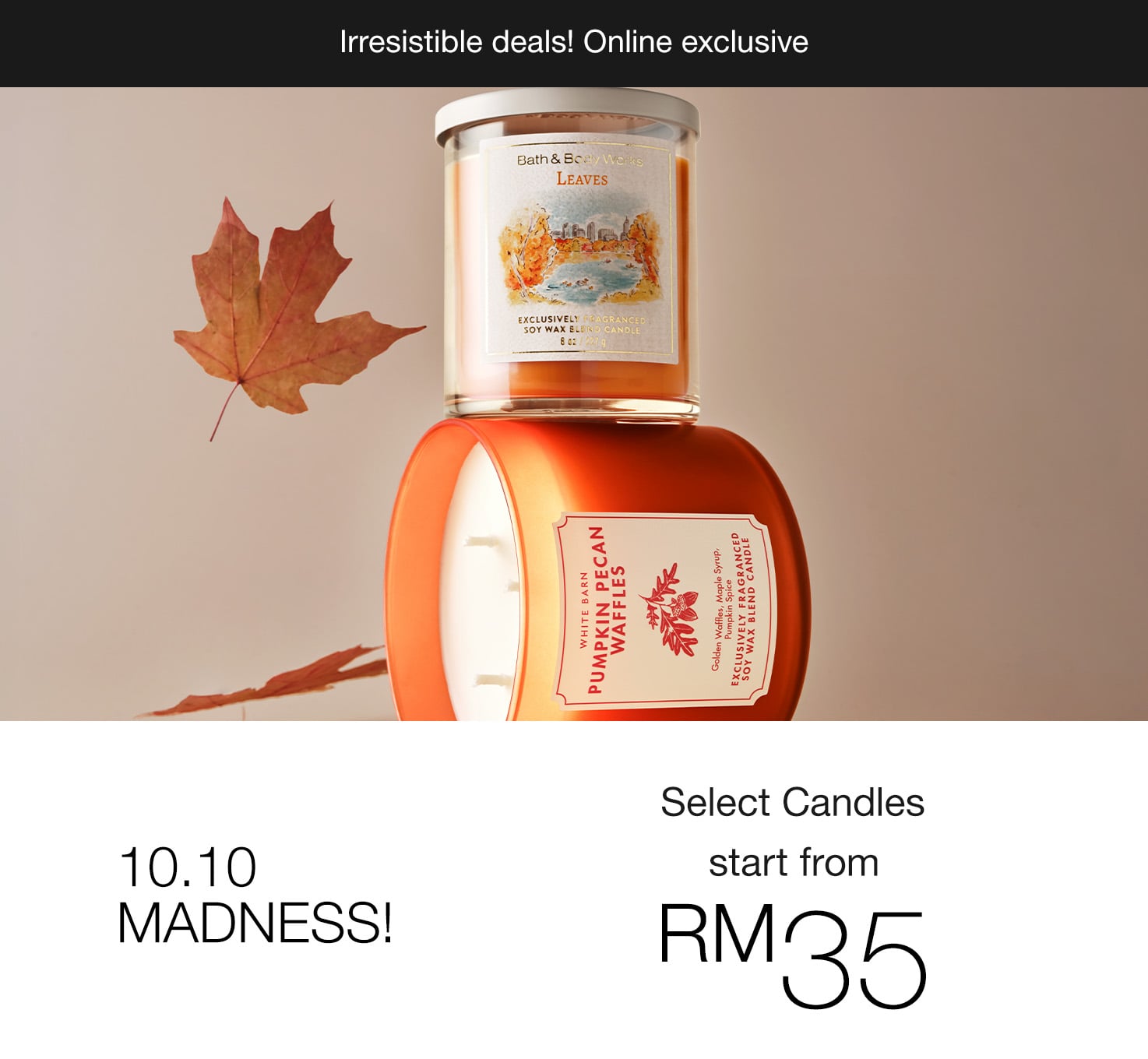 Select Candles, Start From RM35